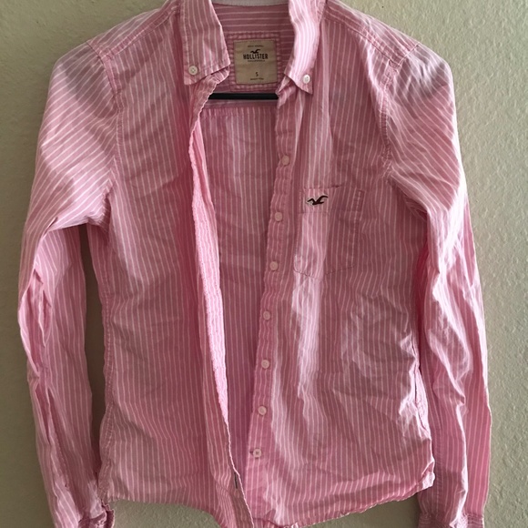 Hollister Long Sleeve Collar Shirt Button Down - Picture 2 of 3